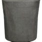 30" Gray Polyester Blend Solid Color Swivel Arm Chair