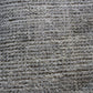 18" Gray Wool Cube Pouf Ottoman