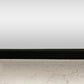 58" White and Black Genuine Marble Floor Shelf Console Table Two Shelves