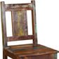 30" Brown Solid Wood Bar Height Bar Chair
