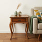 25" Medium Brown Solid and Manufactured Wood End Table With Drawer