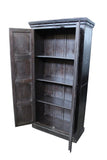 72" Dark Brown Solid Wood Pantry Or Storage Closet