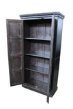 72" Dark Brown Solid Wood Pantry Or Storage Closet