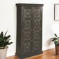 72" Dark Brown Solid Wood Pantry Or Storage Closet
