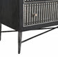 48" Antique Brown Solid Wood Six Drawer Double Dresser