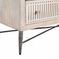 48" Brushed Ivory Solid Wood Six Drawer Double Dresser