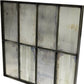 40" Black Square Metal Framed Accent Mirror