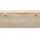 46" Antique White Solid Carved Wood Scroll Bench with Flip Top
