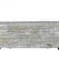 46" Gray and Black Distressed Solid Wood Storage Bench with Flip Top