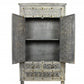 42" Aged Gray Solid Wood Three Drawer Gentleman's Chest