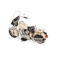 10" Cream Metal Hand Painted Model Motorcycle