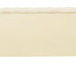 90" Ivory Velvet Sofa And Toss Pillows With Gold Legs