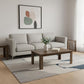 Set of Three 44" Dark Brown Coffee Table