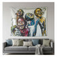 Julio Happy Kids Unframed Tapestry Wall Art