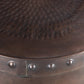 20" Copper Iron Round End Tables