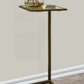 27" Brass And Silver Mirrored Square Mirrored End Table