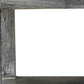 40" Distressed Wash Dark Gray Solid Wood Two Door Accent Cabinet