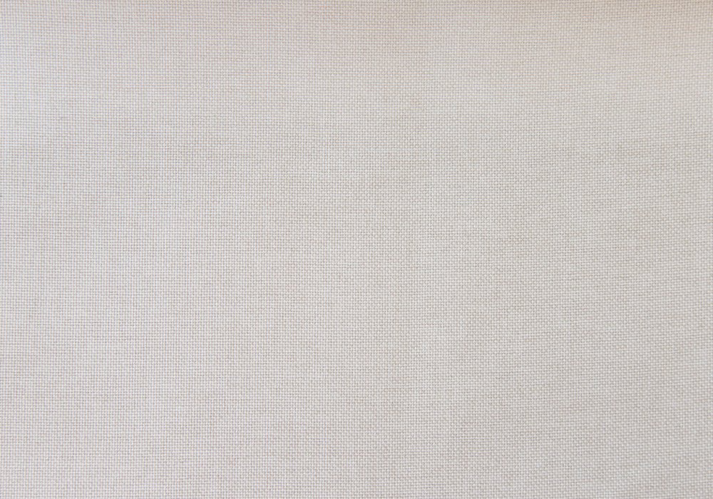 Beige Linen Blend Upholstered Arched Full Headboard With Nail Head Trim