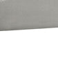 Gray Linen Blend Upholstered Arched Full Headboard With Nail Head Trim