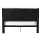 Beige Tufted Linen Queen Bed Frame