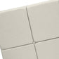 Beige Tufted Linen Queen Bed Frame