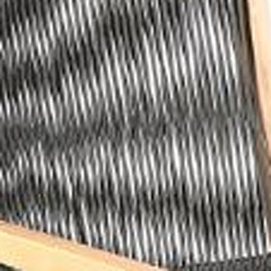 Set of Two 23" Charcoal and Natural Wood Solid Wood Outdoor Arm Chair