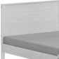 White Solid Wood Full Double Bed Frame