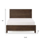 Espresso Solid Wood Twin Bed Frame