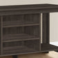 48" Brown Open Shelving TV Stand