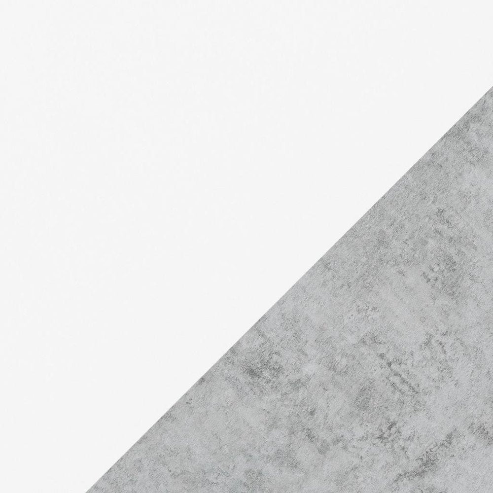 47" Gray And White Wood Enclosed and Open Storage TV Stand