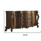 69" Brown Solid and Manufactured Wood Five Drawer Triple Dresser