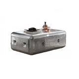 52" Silver Aluminum Solid Coffee Table With Drawer