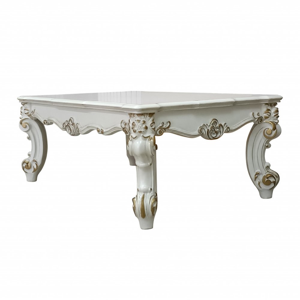 53" Pearl Wood Coffee Table