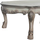 54" Bone Wood Coffee Table
