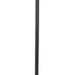 68" Dark Bronze Floor Lamp With Amber Solid Color Beveled Glass Drum Shade