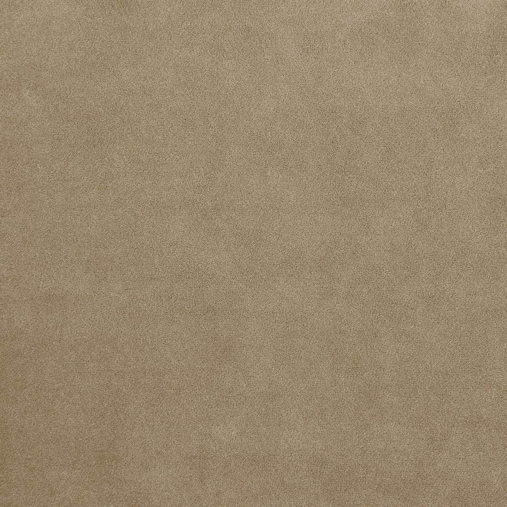 90" Beige Velvet Sofa With Gold Legs