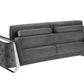 90" Gray Velvet Sofa With Silver Legs