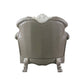 45" Champagne Faux Leather Arm Chair