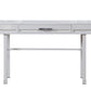 47" White Iron Vanity Table
