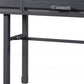 47" Gunmetal Iron And Wood Vanity Table