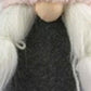 20" Gray and Pink Fabric Easter Standing Gnome Tabletop Sculpture