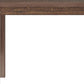 35" Espresso Solid Wood Dining Table