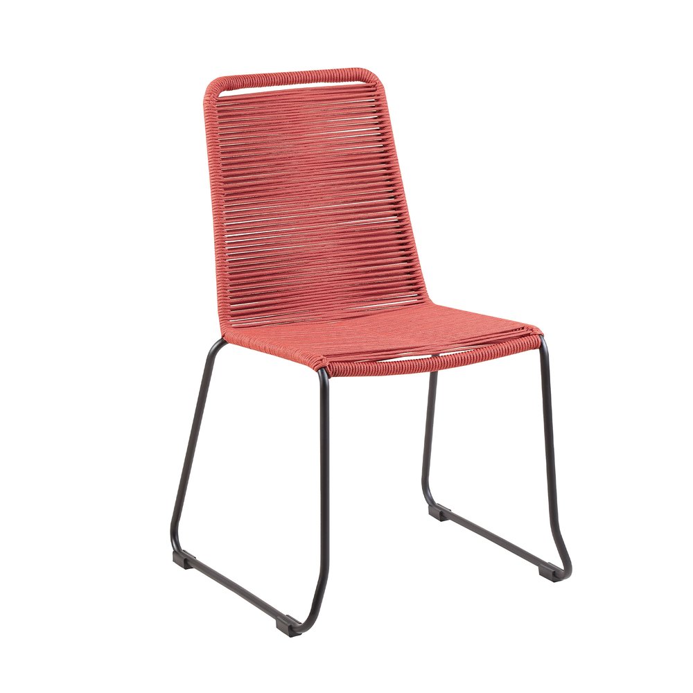 Five Piece Brown and Black Solid Wood Dining Set with Four Chairs