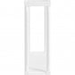 Set Of Two 24" White Wood Rectangular End Tables With Shelf