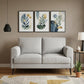 61" Light Gray And Black Linen Loveseat