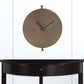 15" Circle Bronze Metal Analog Wall Clock