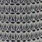 15" Gray Geometric Cylinder Terracotta Table Vase
