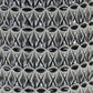 15" Gray Geometric Cylinder Terracotta Table Vase