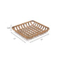 Set of Two Brown Square Bamboo Vanity Tray
