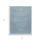 Set of Two Blue And White Farm Sweet Farm Metal Wall Decor